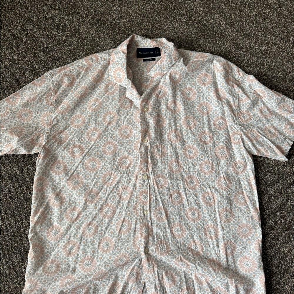 Abercrombie & Fitch Floral Patterned Resort Shirt